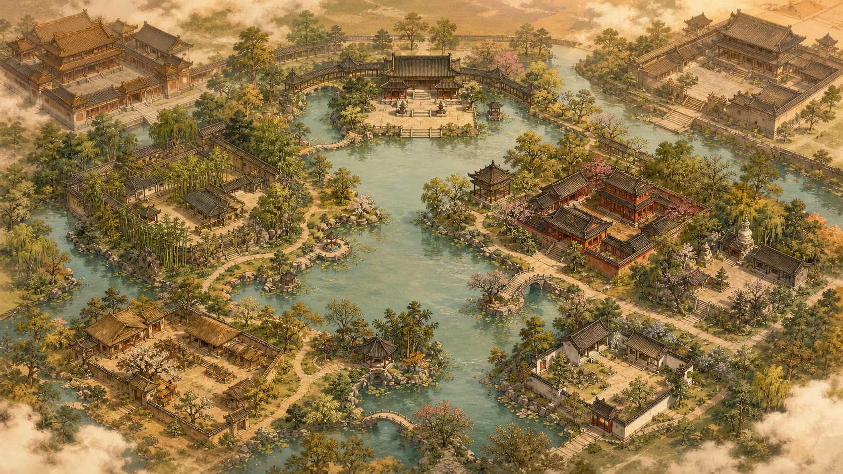 红楼梦大观园交互地图预览